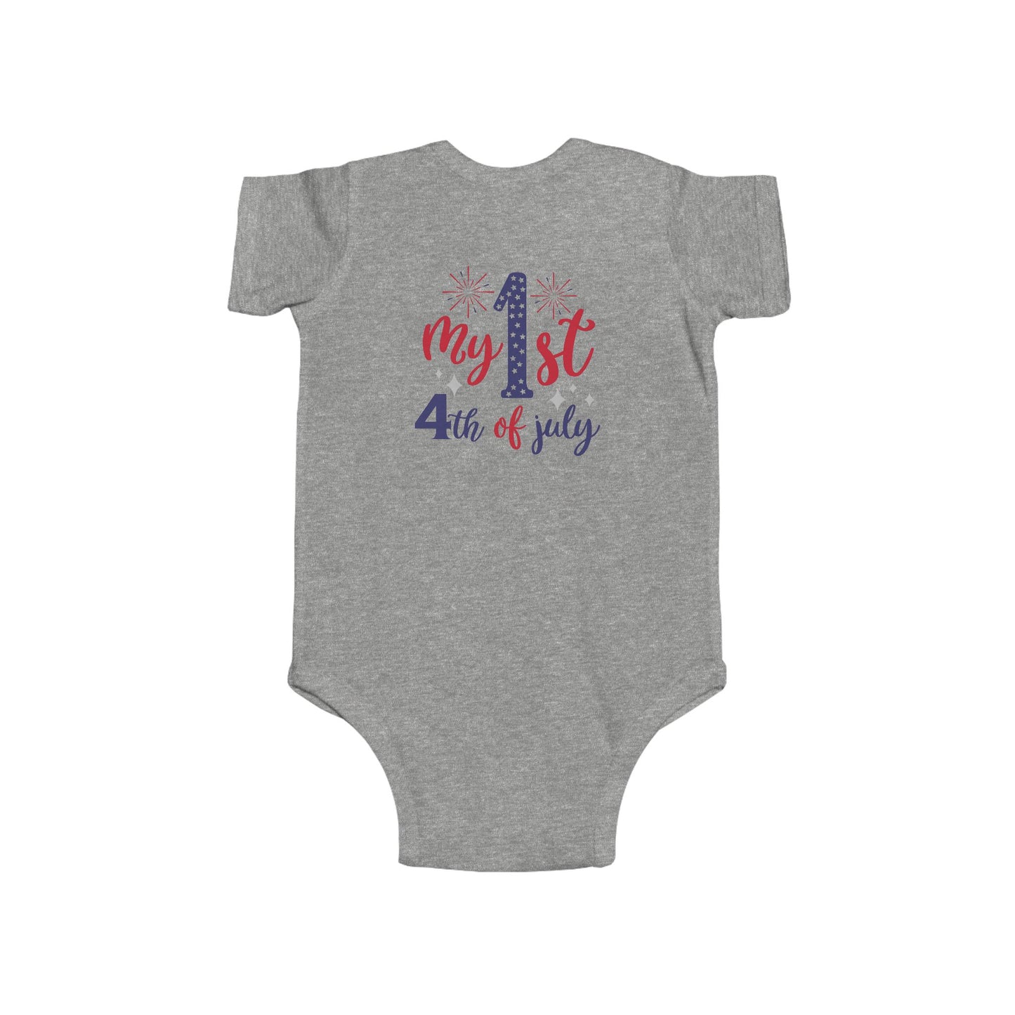 My 1st 4th of July Infant Bodysuit — Baby Independence Day Onesie