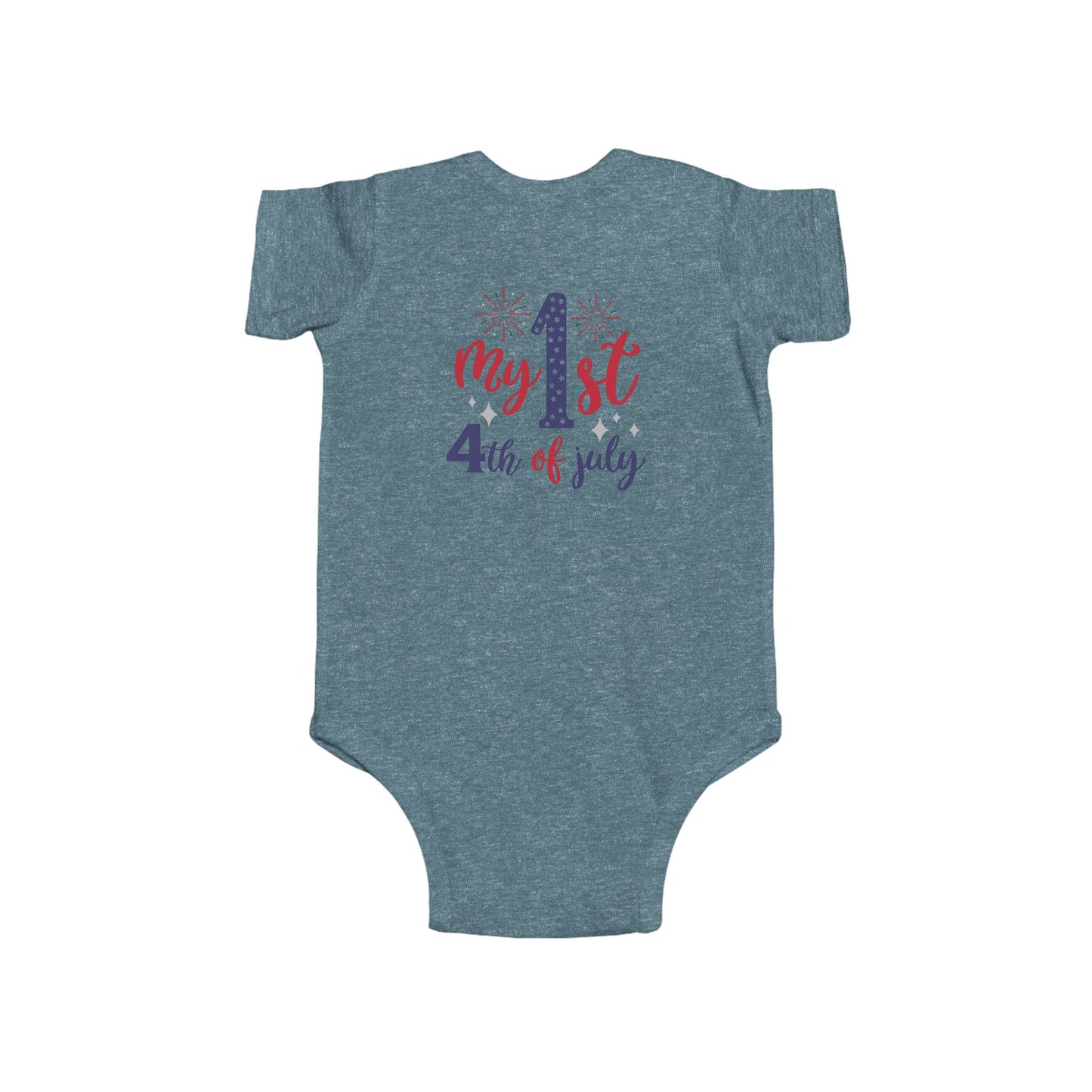 My 1st 4th of July Infant Bodysuit — Baby Independence Day Onesie