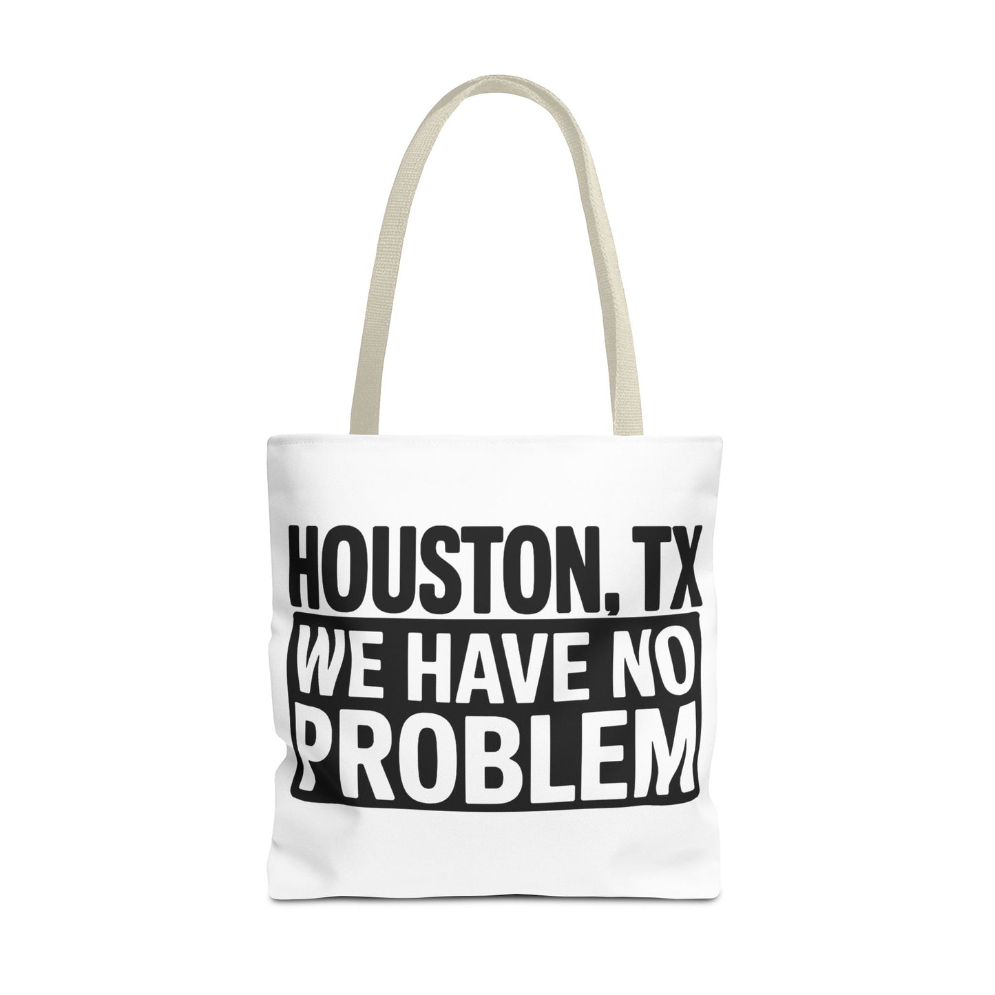 Houston TX Tote Bag — 'We Have No Problem' Graphic Market Tote
