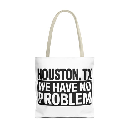 Houston TX Tote Bag — 'We Have No Problem' Graphic Market Tote