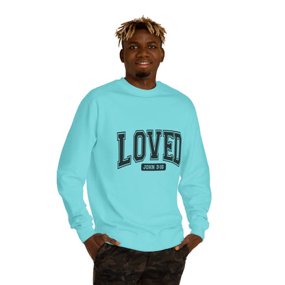 Loved John 3:16 Sweatshirt — Christian Faith Crewneck