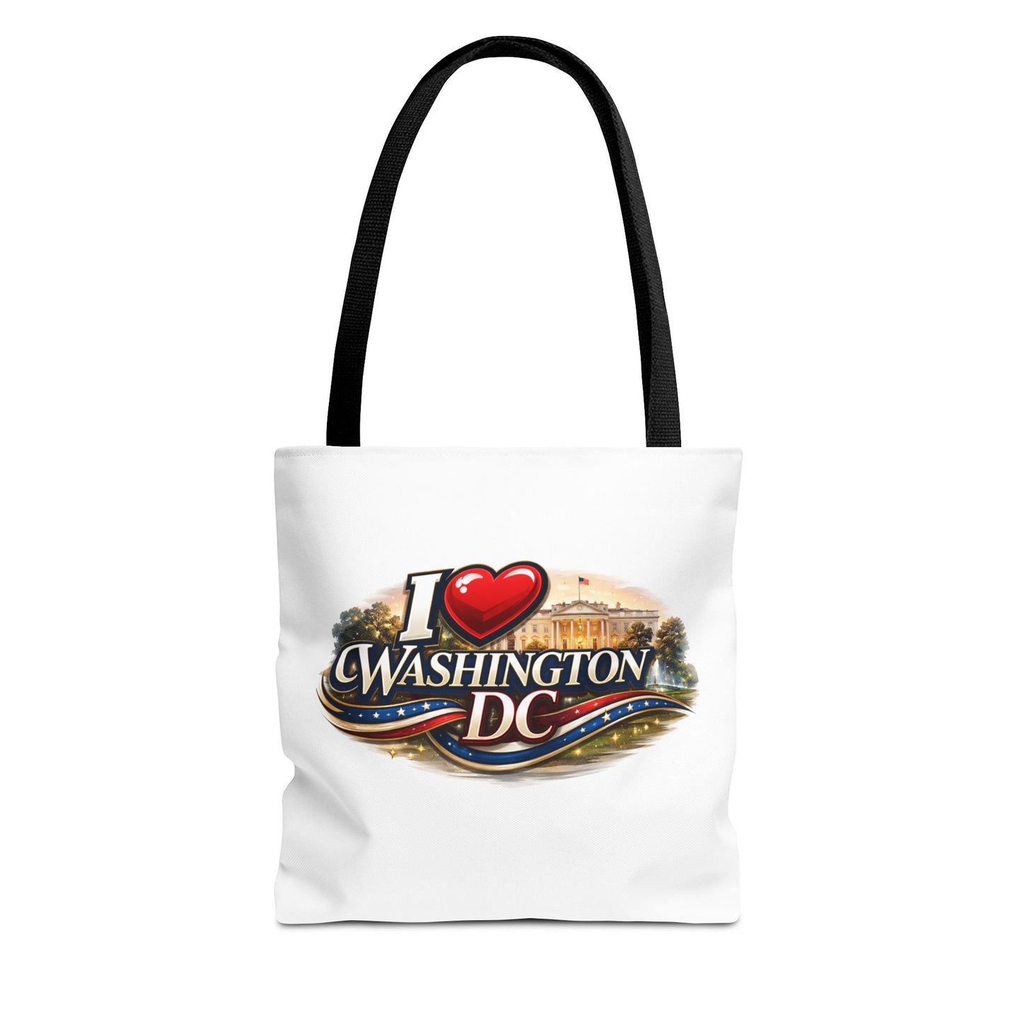 I  Washington DC Tote Bag — Souvenir City Landmark Shopper