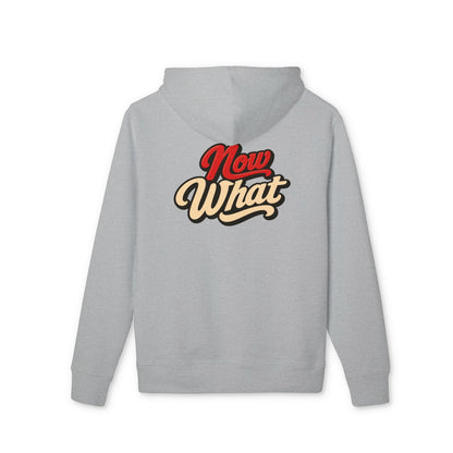 Now What Hoodie — Retro Script Graphic Pullover