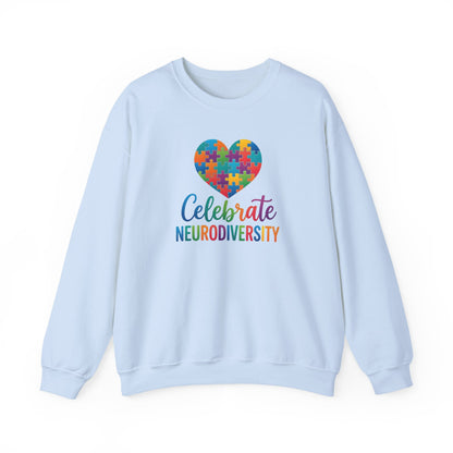 Celebrate Neurodiversity  Crewneck Sweatshirt