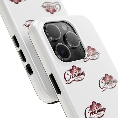 Logo Pattern Tough Phone Case — Creations Repeat Design