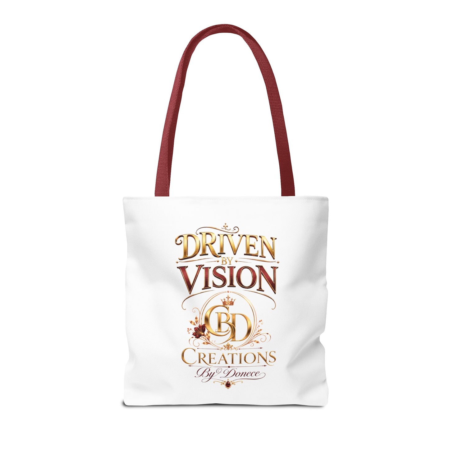 Driven by Vision Tote Bag — Branded BD Creations All-Over Print Tote