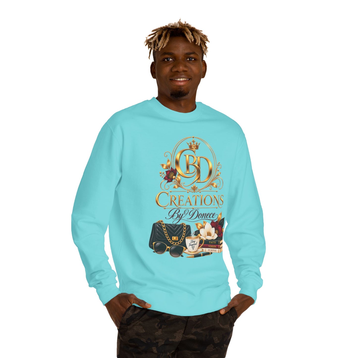 Crewneck Sweatshirt — Creations By Donece Luxury Logo Graphic