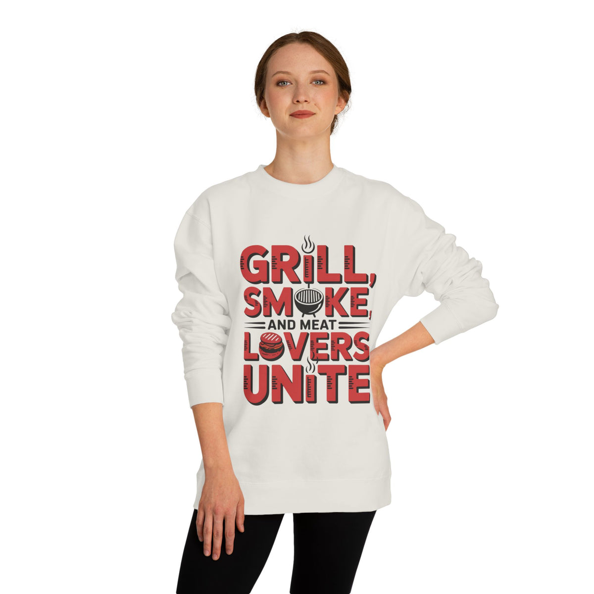 Grill, Smoke, and Meat Lovers Unite Sweatshirt