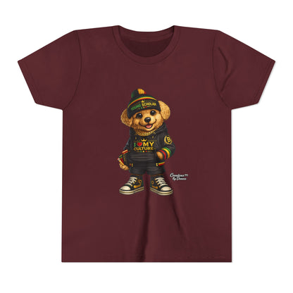 Youth Bear Graphic Tee – "I Love My Culture" Urban Streetwear