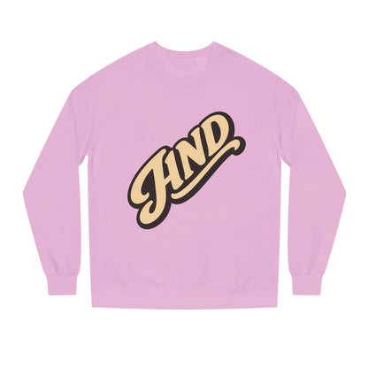 Kind Script Sweatshirt — Retro 'KIND' Graphic Crewneck