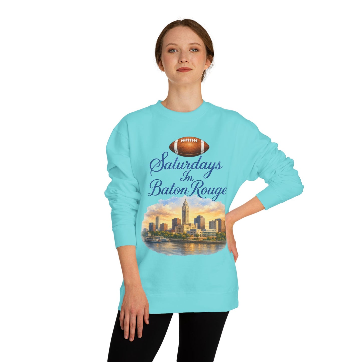 Saturdays in Baton Rouge Football Sweatshirt