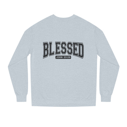 Blessed Crewneck Sweatshirt - John 20:29 Christian Pullover