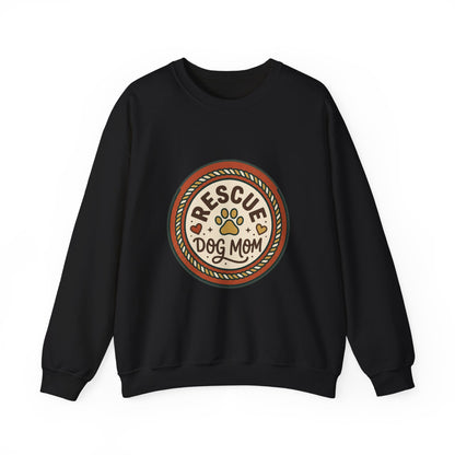 Rescue Dog Mom Sweatshirt | rescue pride, fur baby