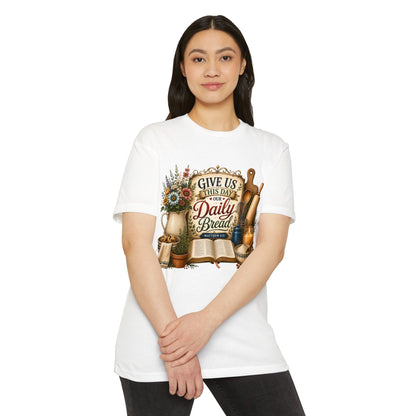 Daily Bread T-Shirt — Vintage Kitchen Bible Design