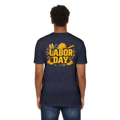 Labor Day T-Shirt — Construction Tools Graphic Tee
