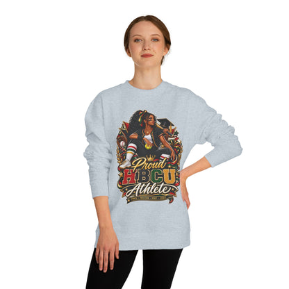 HBCU Athlete Sweatshirt — Proud HBCU Graduate & Athlete Graphic Crewneck