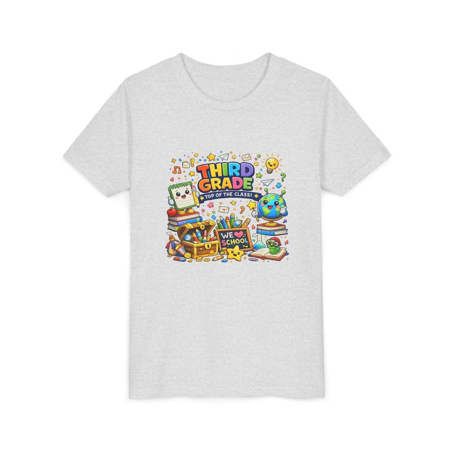Third Grade Kids Tee — "Third Grade Out of the Classroom" Back-to-School Youth Shirt