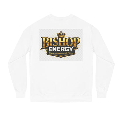 Bishop Energy Crewneck Sweatshirt — Gold Crown Logo (Grace, Government, Glory)