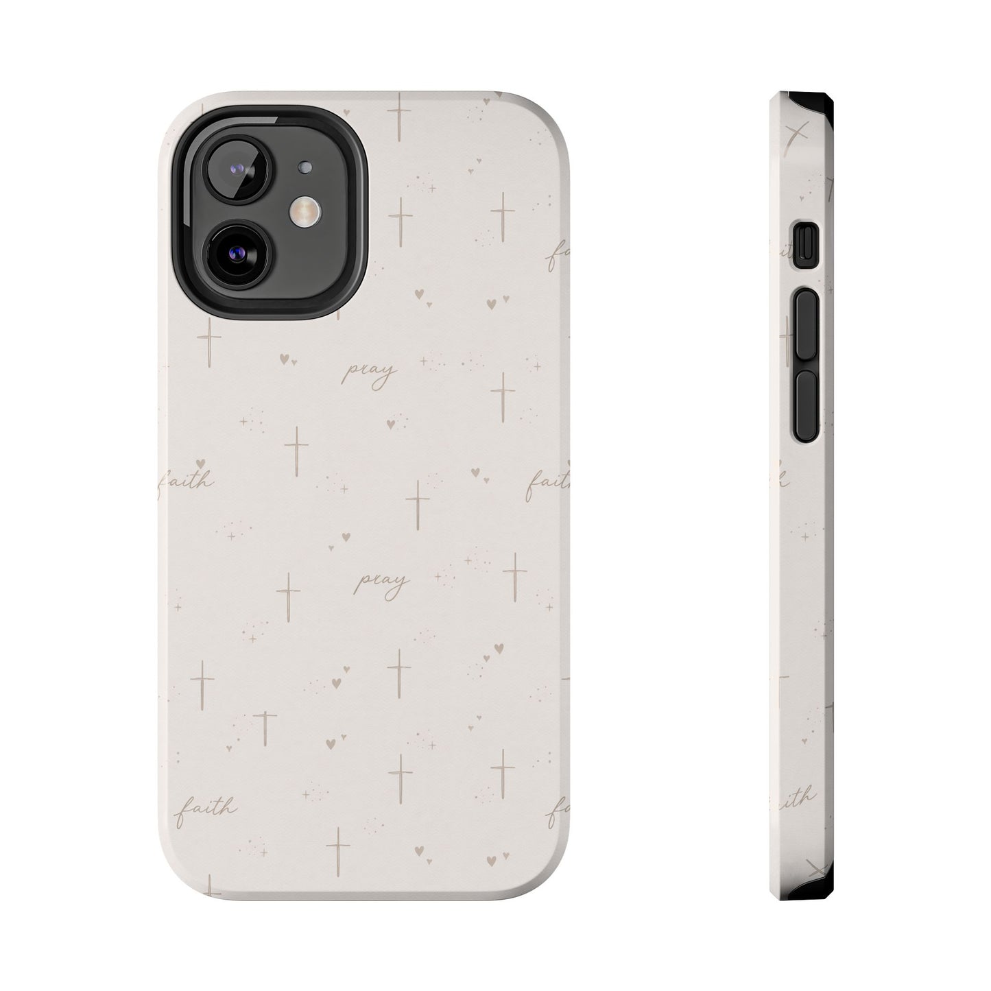 Pray with Faith Phone Case | Christian floral iPhone Case