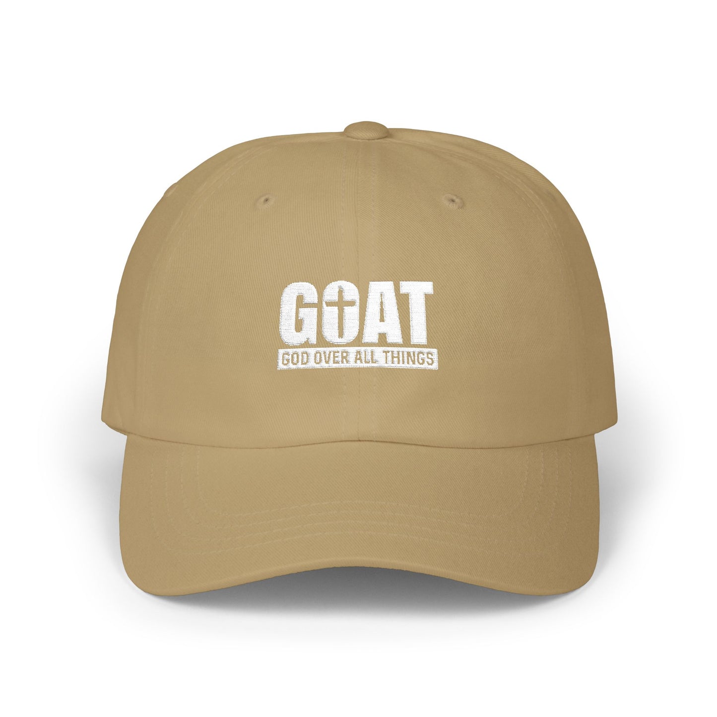 GOAT Dad Cap – Embroidered "GOAT" Retro Baseball Hat for Men, Fathers & Athletes