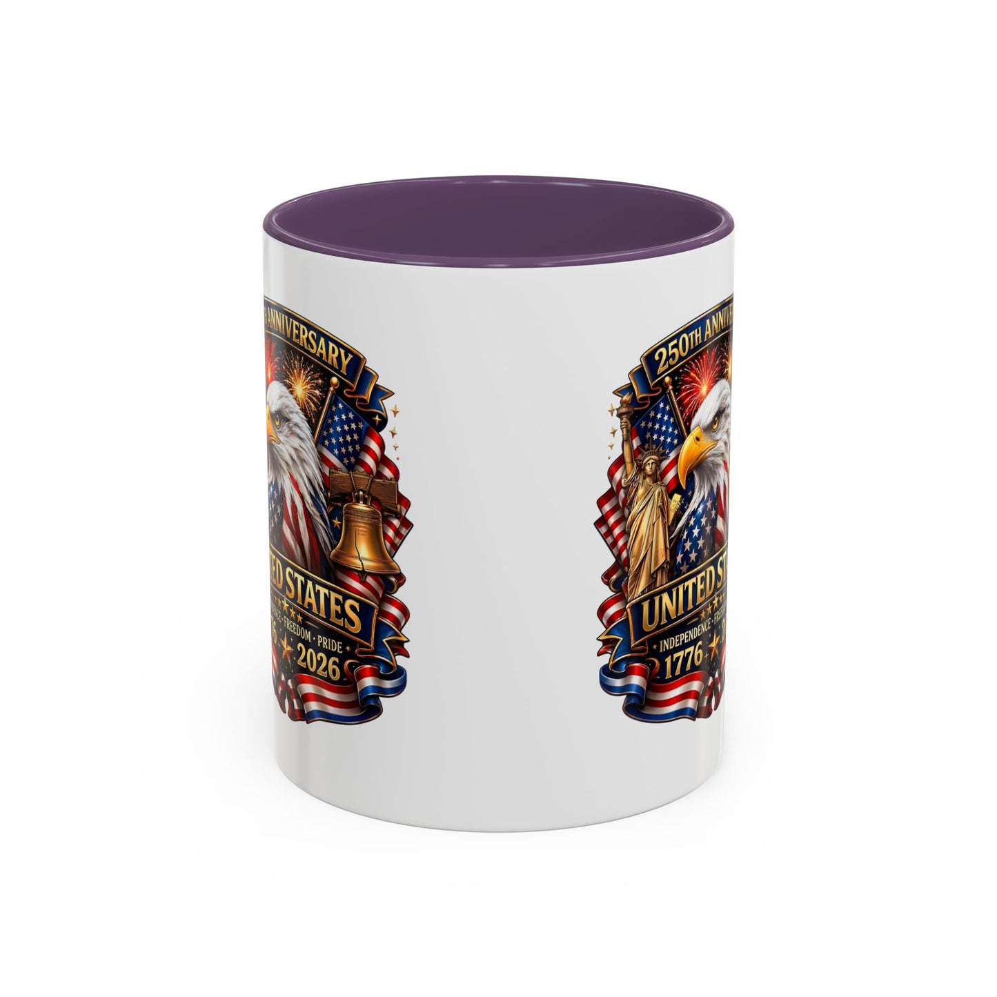 250th Anniversary United States Eagle Coffee Mug – Patriotic 1776–2026 Accent Mug