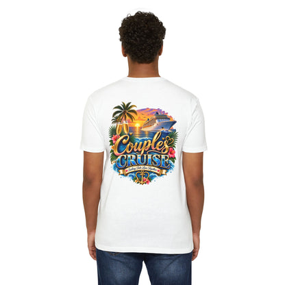 Couples Cruise T-Shirt — Tropical Cruise Vacation Graphic Tee