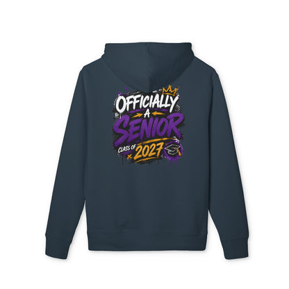 Senior Class Hoodie - "Officially a Senior" Class of 2027 Graphic Hoodie