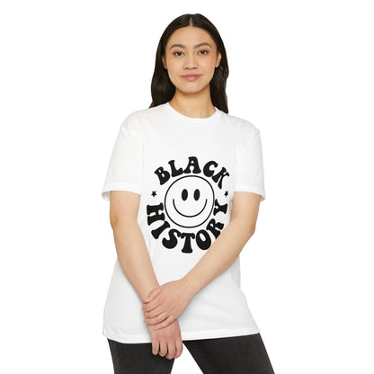 Black History Smiley T-Shirt – Retro Retro Vibe Celebration Tee