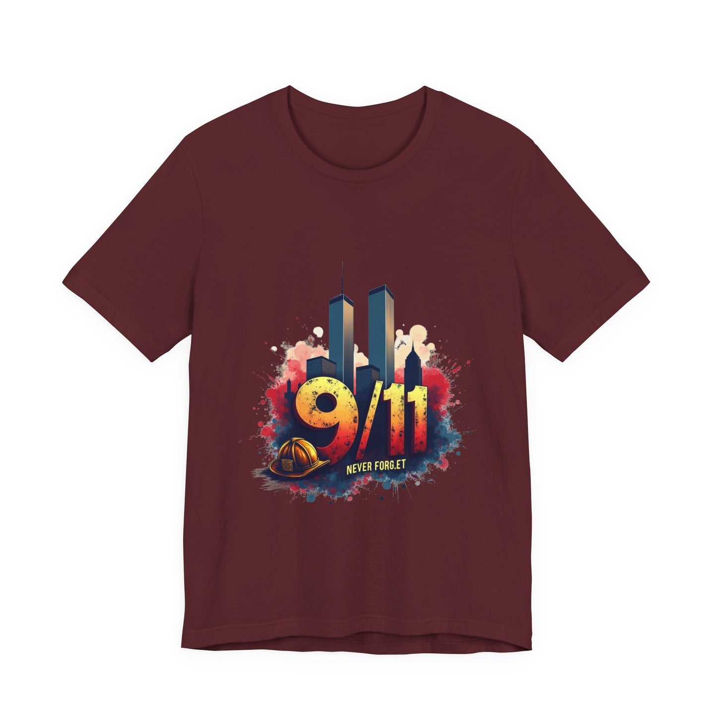 9/11 Memorial T-Shirt — Never Forget Tribute Tee