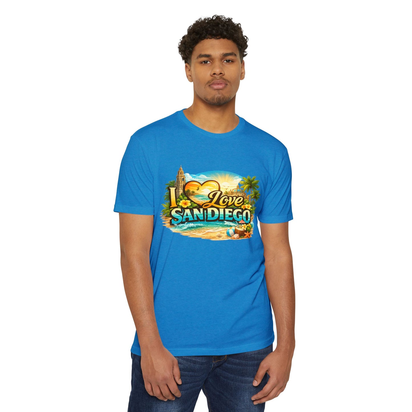 I Love San Diego T-Shirt — Vintage Beach Vacation Tee