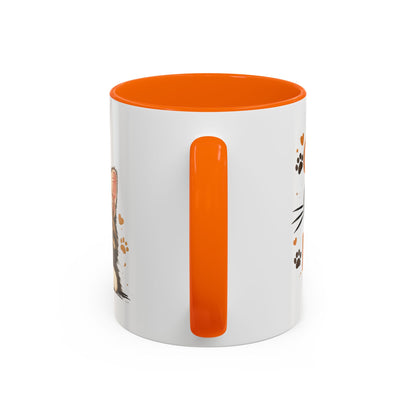 Cat Mug — "Crazy Cat Lady" Cute Kitten Accent Coffee Mug (11/15 oz)