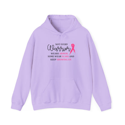 Not Every Warrior Wears Armor Breast Cancer Awareness Hoodie