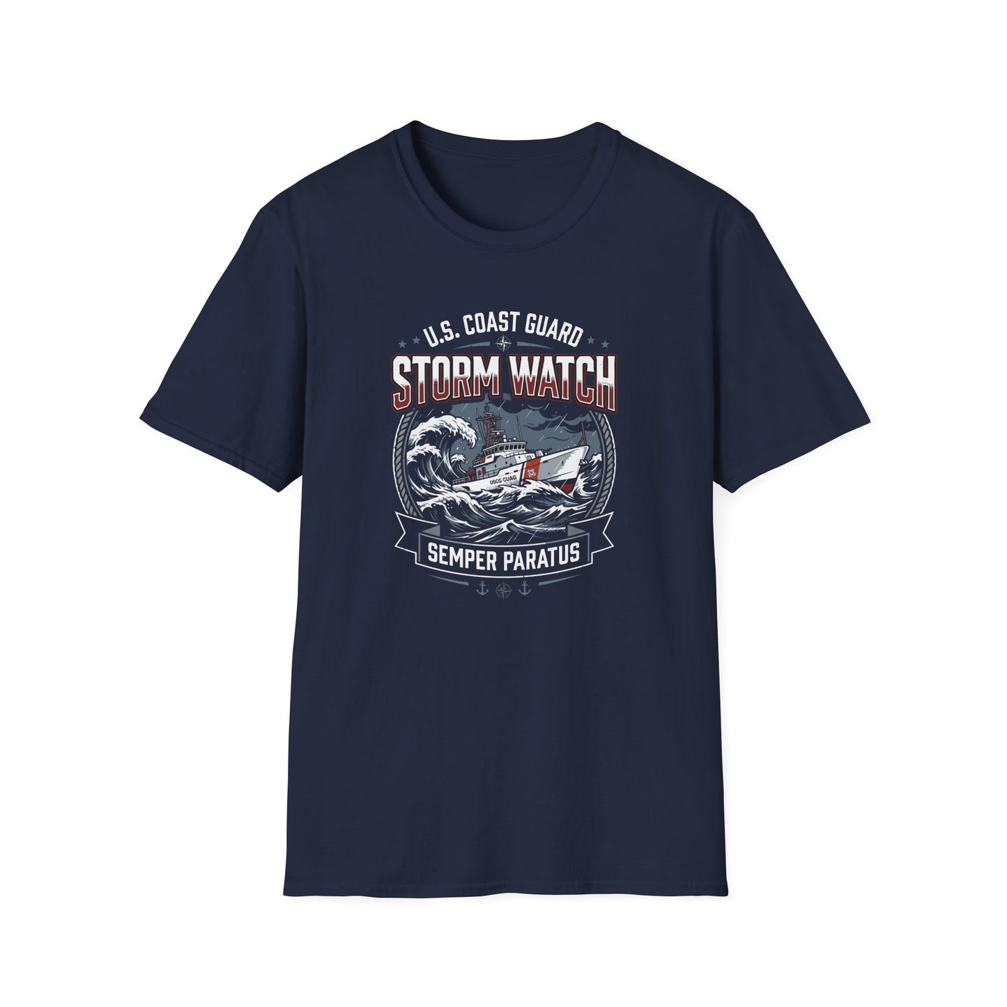 U.S Coast Guard Storm Watch Semper Paratus T-Shirt