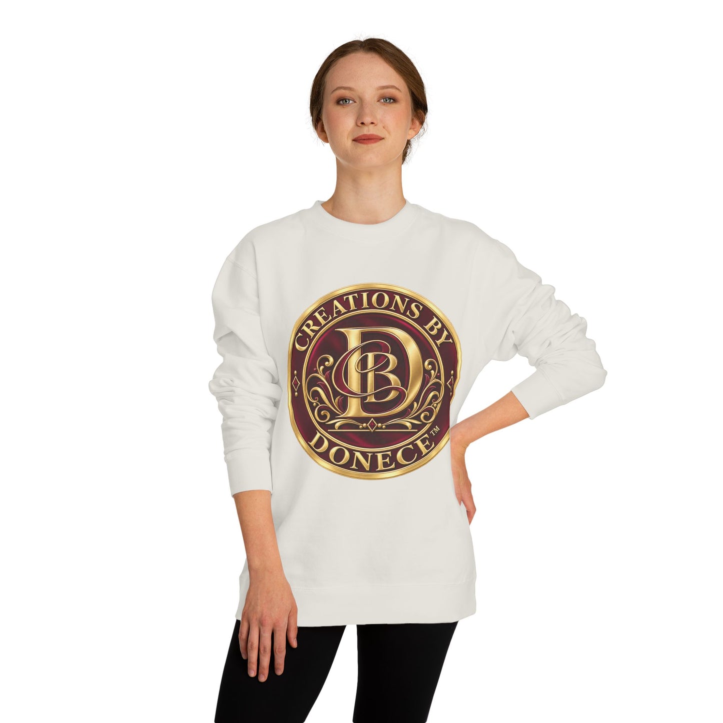 Creations By Donece Gold Emblem Sweatshirt