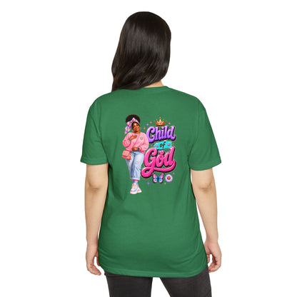 Child of God T-Shirt — Cute Pink Faith Graphic Tee for Girls