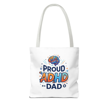 Proud ADHD Dad Tote Bag — Awareness Gift for Fathers