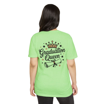 Graduation Queen T-Shirt — Crown & Diploma Celebration Tee