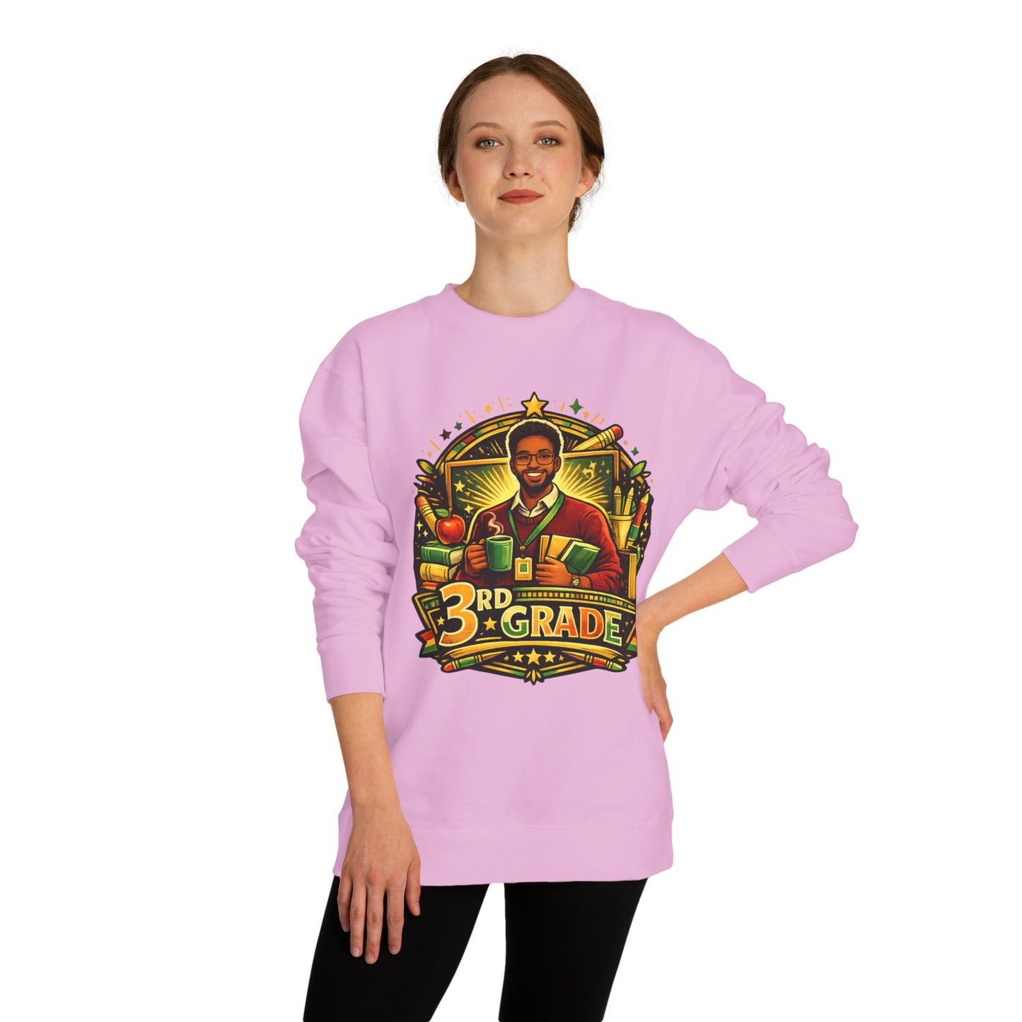 3rd Grade Teacher Sweatshirt — Proud 3rd Grade Educator Crewneck