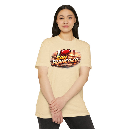 I  San Francisco T-Shirt — Golden Gate Sunset City Souvenir Tee