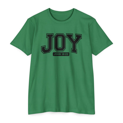 Joy T-Shirt – Christian Scripture John 16:22 College-Style Tee