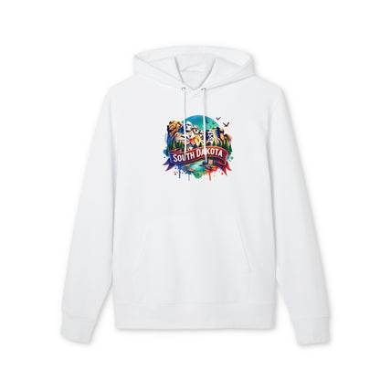 South Dakota Hoodie — Colorful Mount Rushmore Travel Sweatshirt