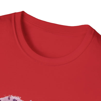 Mother's Day Floral T-Shirt — "Mother's Day I Love You" Heart Bouquet