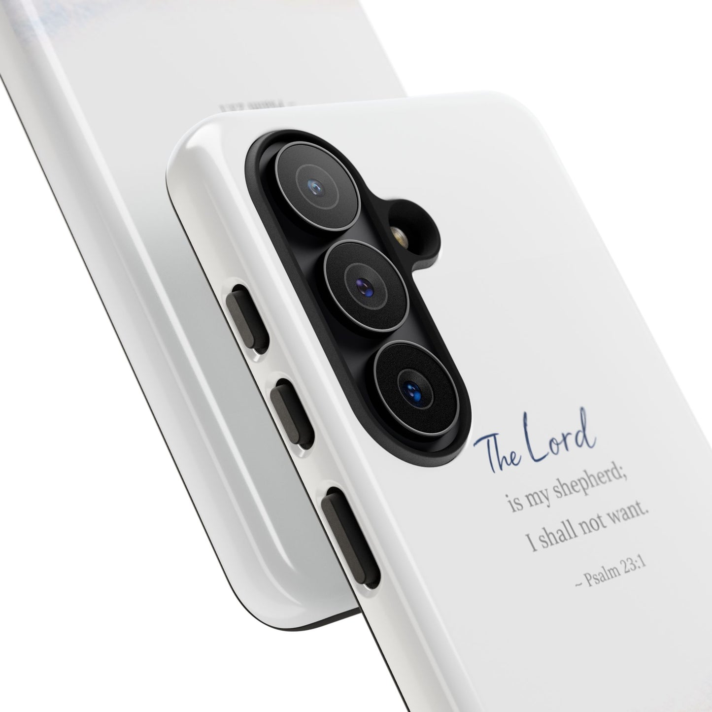 Psalm 23 'The Lord Is My Shepherd' Tough Phone Case — Christian Scripture iPhone Cover