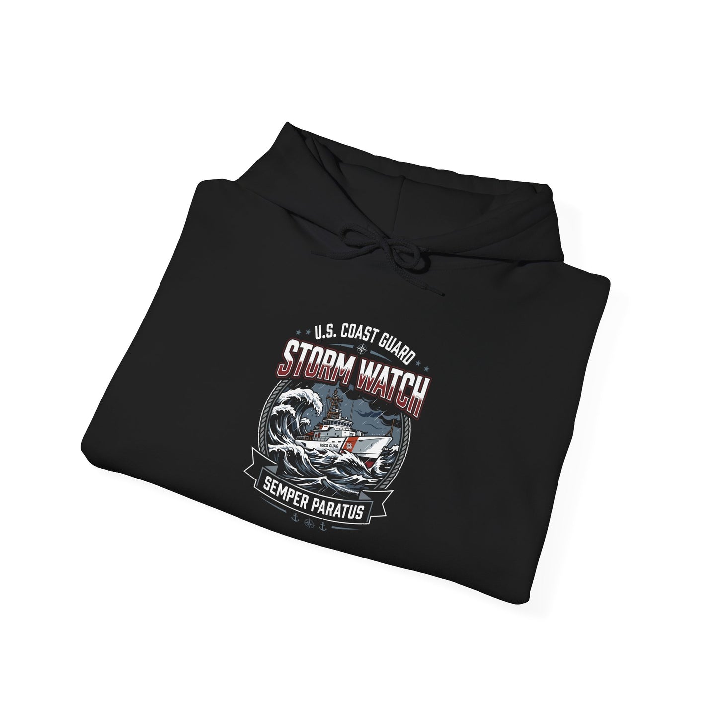 U.S Coast Guard Storm Watch Semper Paratus Hoodie