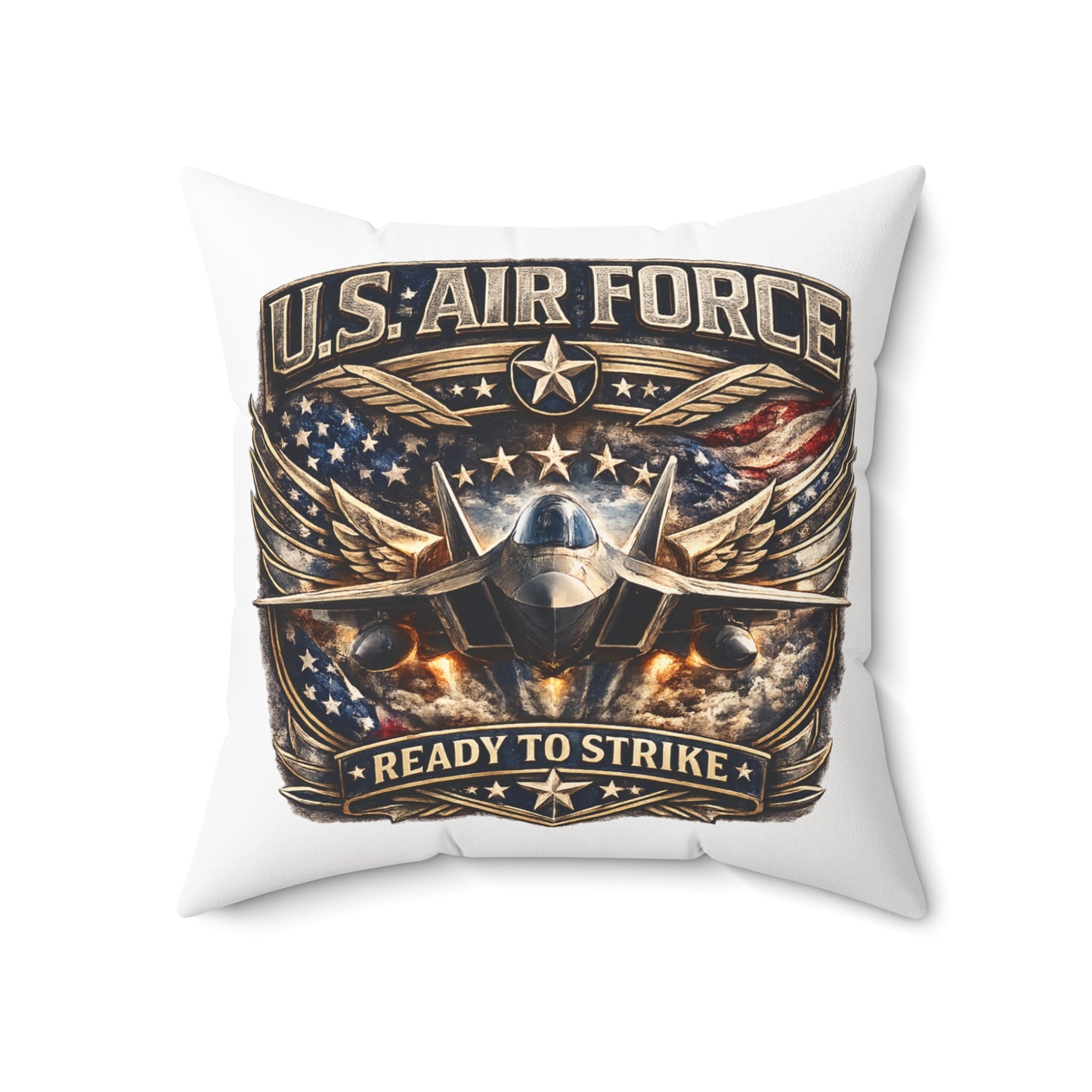U.S. Air Force 'Ready to Strike' Decorative Pillow
