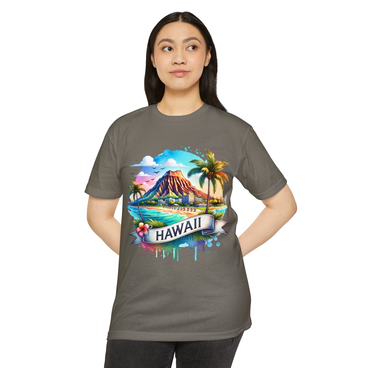 Hawaii Vintage Sunset T-Shirt — Tropical Island Graphic Tee
