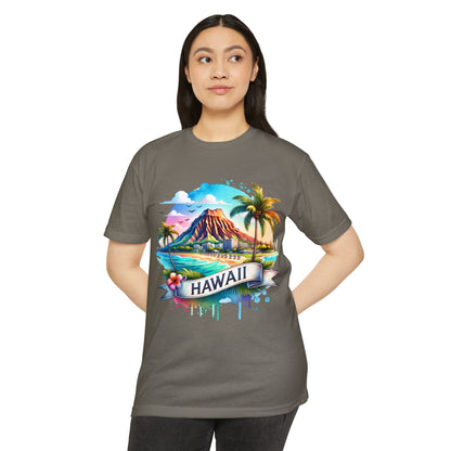 Hawaii Vintage Sunset T-Shirt — Tropical Island Graphic Tee
