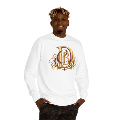 Monogram D Gold Ornate Crewneck Sweatshirt