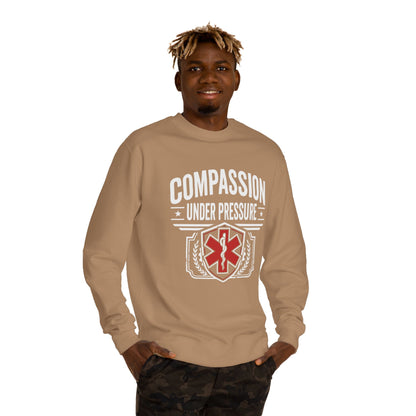 EMS Sweatshirt – "Compassion Under Pressure" Emergency Medical Crew Neck