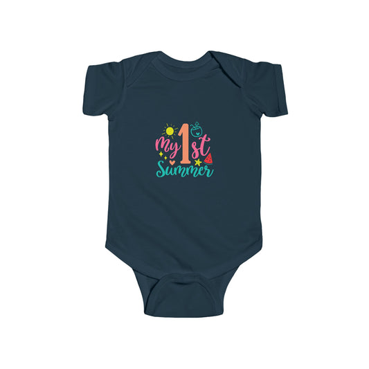 My 1st Summer Infant Bodysuit – Baby Milestone Romper